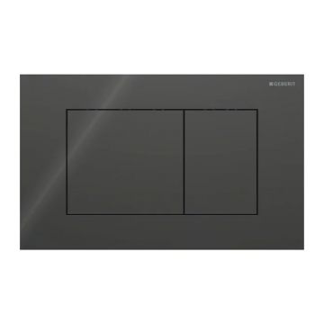 Clapeta de actionare Geberit Sigma40 Slim negru finisaj lucios