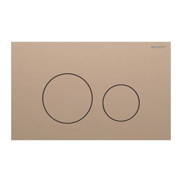 Clapeta de actionare Geberit Sigma40 Slim rosu-auriu finisaj periat