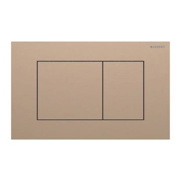 Clapeta de actionare Geberit Sigma40 Slim rosu-auriu finisaj periat
