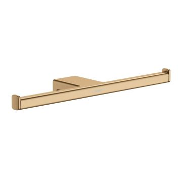 Suport dublu hartie igienica Hansgrohe AddStoris bronz periat