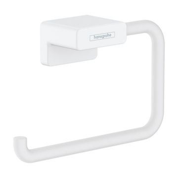 Suport hartie igienica Hansgrohe AddStoris Q alb mat