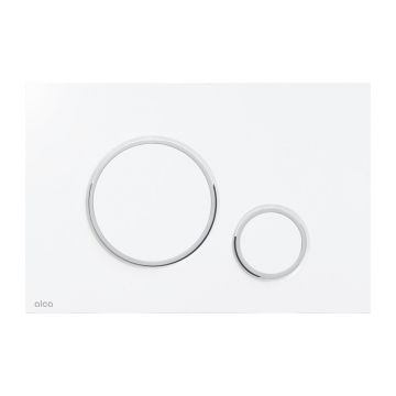 Clapeta de actionare Alca Thin M776 alb - crom