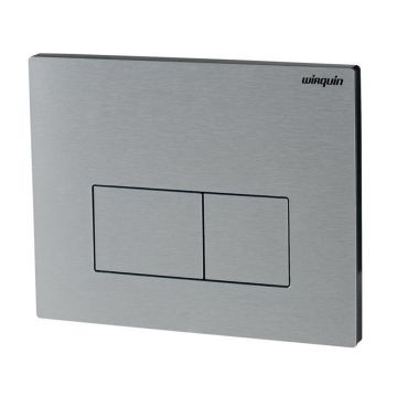 Clapeta de actionare Wirquin finisaj aluminiu periat