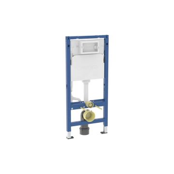 Rezervor incastrat Geberit Delta 100, h-112 cm adancime 12 cm si cadru cu actionare frontala