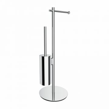 Suport hartie freestanding cu spatiu pentru perie Omnires Modern Project