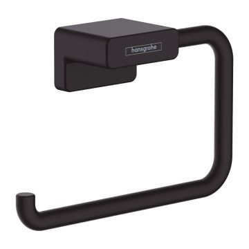 Suport hartie igienica Hansgrohe AddStoris negru mat