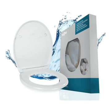 Capac WC 36,8 x 43 Easy-Close (cu închidere automată) Fleur – Allstar