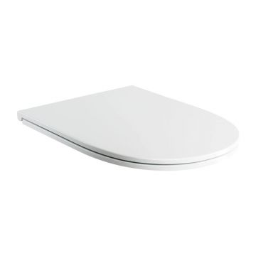 Capac WC softclose Omnires Ottawa Comfort slim finisaj alb lucios