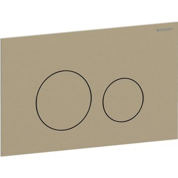 Clapeta actionare dubla rezervor wc ,alama periat, Geberit Sigma40