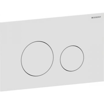Clapeta actionare dubla rezervor, wc alb mat, Geberit Sigma40