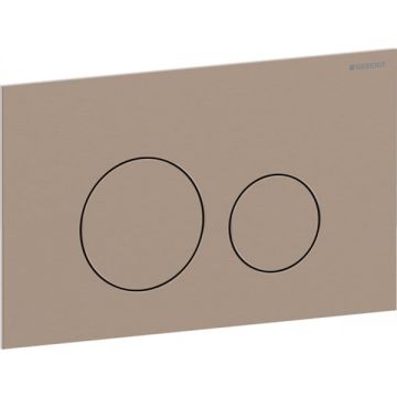 Clapeta actionare dubla rezervor wc ,rosu auriu periat, Geberit Sigma40