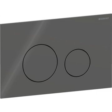 Clapeta actionare dubla rezervor wc ,sticla lucioasa lava, Geberit Sigma40