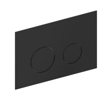Clapeta de actionare Sanycces pentru rezervor incastrat, negru mat