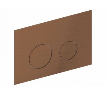 Clapeta de actionare Sanycces pentru rezervor incastrat, rose-gold periat