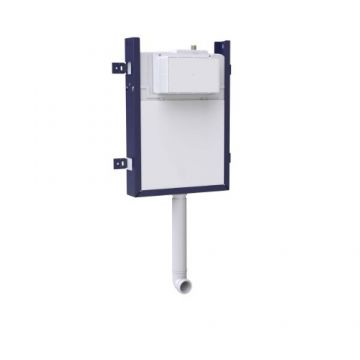 Rezervor compact Sanycces cu cadru pentru vas wc stativ