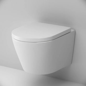Set vas WC suspendat AM.PM Flash AquaSpin rimless cu capac softclose alb lucios