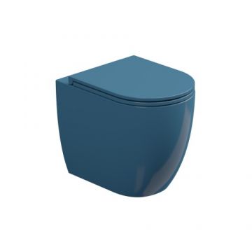 Vas WC GSG Like back-to-wall, stativ - Culoare denim lucido 40