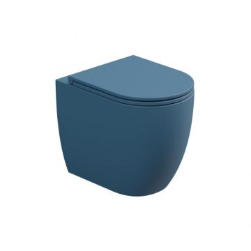 Vas WC GSG Like back-to-wall, stativ - Culoare denim satinato 27