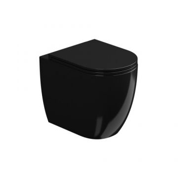 Vas WC GSG Like back-to-wall, stativ - Culoare nero lucido 02
