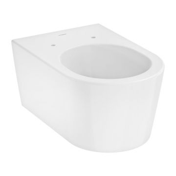 Vas WC suspendat Hansgrohe EluPura S Rimless AquaHelix alb lucios