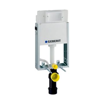 Rezervor incastrat Geberit Delta cu cadru Kombifix Basic pentru wc suspendat 108 cm