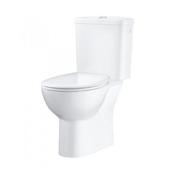 Set PROMO Vas WC Grohe Bau Ceramic Rimless,rezervor, si capac SoftClose 62x36xH72 cm la reducere