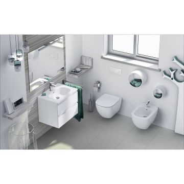 Set vas wc suspendat cu capac softclose si bideu suspendat Ideal Standard Tesi