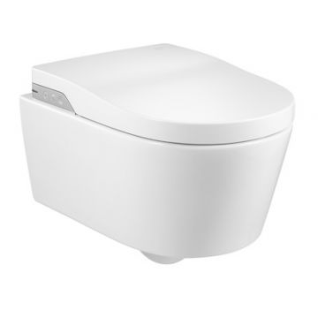 Set vas WC suspendat Roca Inspira In-Wash capac inchidere lenta functie de bideu electric
