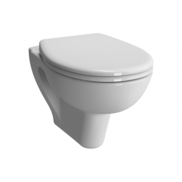 Set vas WC suspendat Vitra S10 Rim-Ex 52cm si capac inchidere lenta la reducere
