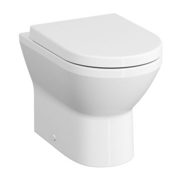 Set vas WC Vitra Integra 54cm Rim-Ex pentru rezervor incastrat si capac cu inchidere lenta