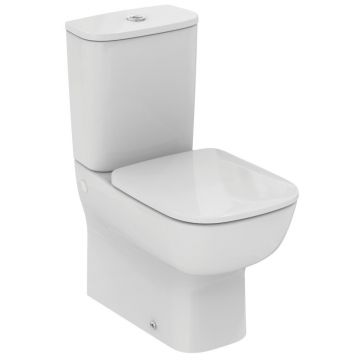 Vas WC Ideal Standard Esedra back-to-wall compact pentru rezervor asezat