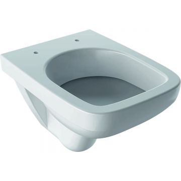 Vas WC suspendat Geberit Selnova Square Compact 36x48cm alb la reducere