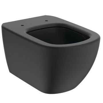 Vas WC suspendat Ideal Standard Tesi AquaBlade negru mat la reducere