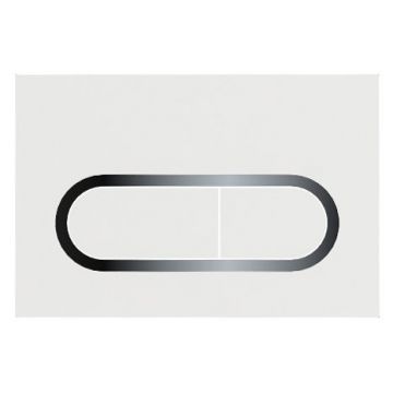 Clapeta rezervor Ravak Concept Chrome alb