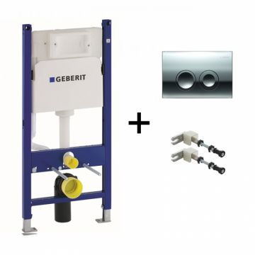 Set rezervor Wc Incastrat Geberit cu set fixare si clapeta Duofix Delta Set rezervor Wc Incastrat Geberit cu set fixare si clapeta Duofix Delta