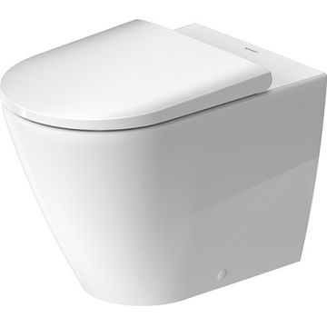 Vas wc Duravit D-Neo Rimless 37x58cm back-to-wall pentru rezervor ingropat