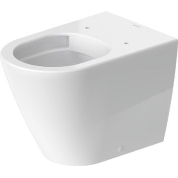 Vas WC Duravit D-Neo Rimless pentru rezervor ingropat cu finisaj WonderGliss