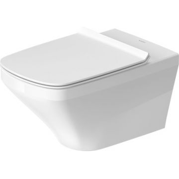 Vas WC suspendat Duravit Durastyle Rimless 62x37cm cu finisaj WonderGliss