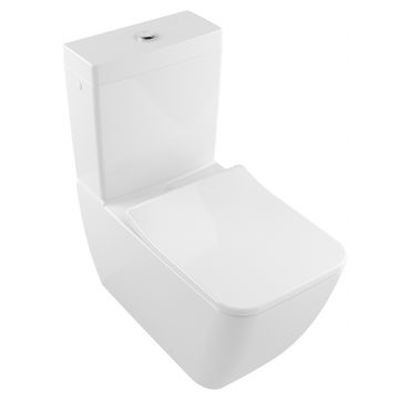 Vas WC Villeroy & Boch Venticello Rimless back-to-wall 37.5x70cm alb alpin