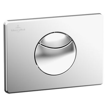 Clapeta cu dubla actionare Villeroy & Boch ViConnect 21x15cm Crom Lucios