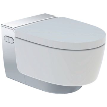 Set vas WC suspendat Geberit AquaClean Mera Classic capac inchidere lenta si functie bideu electric la reducere