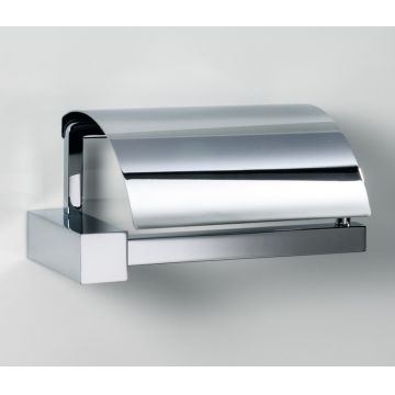 Suport hartie igienica cu aparatoare Decor Walther Corner crom