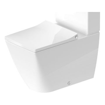 Vas WC Duravit Viu Rimless Hygiene Glaze la reducere