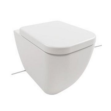 Vas WC Hatria Bianca PureRim back-to-wall pentru rezervor ingropat