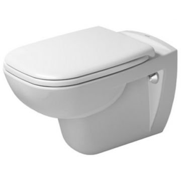 Vas WC suspendat Duravit D-Code 54.5 cm alb la reducere
