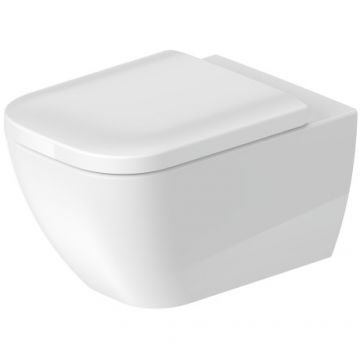 Vas WC suspendat Duravit Happy D.2 Rimless cu finisaj WonderGliss la reducere