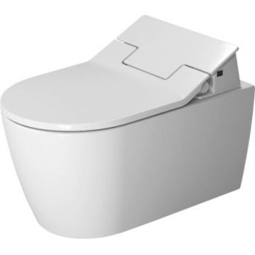 Vas WC suspendat Duravit ME by Starck 57x37cm pentru capac cu functie bideu SensoWash la reducere