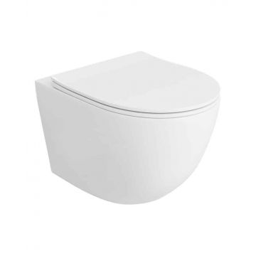 Capac Soft Close pentru vas wc Matilda Alb