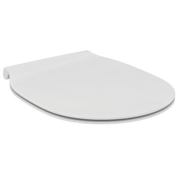 Capac WC Ideal Standard Thin subtire, duroplast, Connect Air, alb - E036501
