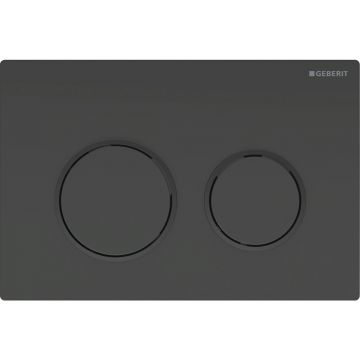 Clapeta actionare Geberit Omega20 negru - detalii negru mat